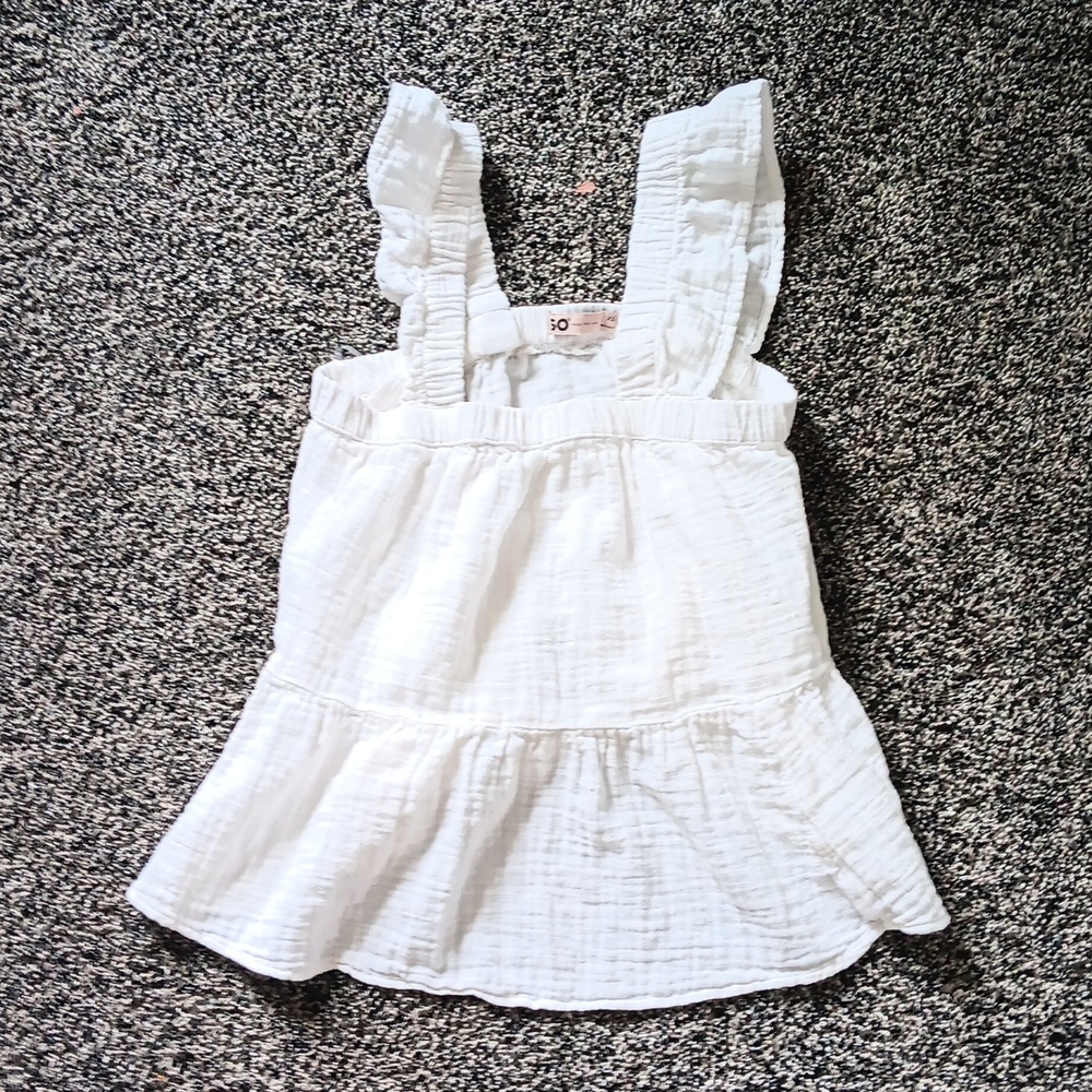 Cute white dressy top